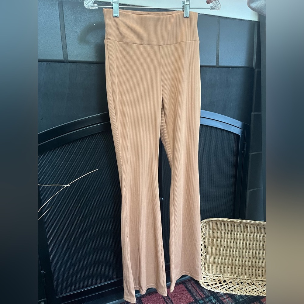 Planet Gold Flared Leggings